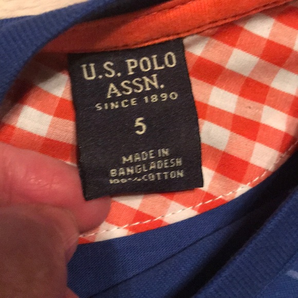 U.S. Polo Assn. Denim Short Set size 5 - Picture 5 of 6